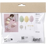 Mini Kreativ Set Dekoration, Eier, Pastellfarben, 1 Pck