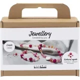 Mini Kreativ Set Schmuck, Halskette und Armband, Pink, 1 Pck