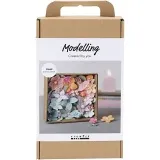 Kreativ Set Modellieren, Blumen, Pastellfarben, 1 Pck