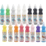 Fensterfarbe, Sortierte Farben, 16x75 ml/ 1 Pck