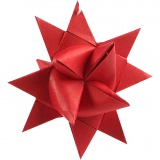 Papierstreifen für Sterne, L 45 cm, B 10 mm, D 4,5 cm, Rot, 500 Streifen/ 1 Pck