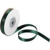 Satinband, B 10 mm, Grün, 30 m/ 1 Rolle