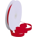 Satinband, B 15 mm, Rot, 50 m/ 1 Rolle