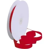 Satinband, B 15 mm, Rot, 50 m/ 1 Rolle