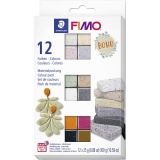 FIMO® Effect , Sortierte Farben, 12x25 g/ 1 Pck