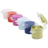 Hobbyfarbe Plus Color, Kräftige Farben, 6x5 ml/ 1 Pck