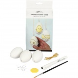 Funny Easter Eggs - Bastelset, Wasserfarben-Deko, 1 Set