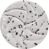 Gesprenkelte Keramikglasur , 999-1060 °C, Deckend, snow white, 60 ml/ 1 Dose