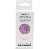 Gesprenkelte Keramikglasur , 999-1060 °C, Deckend, Flower Power, 60 ml/ 1 Dose