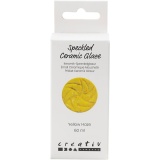 Gesprenkelte Keramikglasur , 999-1060 °C, Deckend, Yellow Haze, 60 ml/ 1 Dose