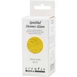 Gesprenkelte Keramikglasur , 999-1060 °C, Deckend, Yellow Haze, 60 ml/ 1 Dose
