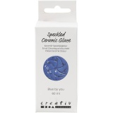 Gesprenkelte Keramikglasur , 999-1060 °C, Deckend, Blue by You, 60 ml/ 1 Dose