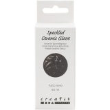 Gesprenkelte Keramikglasur , 999-1060 °C, Deckend, Tutto Nero, 60 ml/ 1 Dose