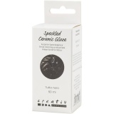 Gesprenkelte Keramikglasur , 999-1060 °C, Deckend, Tutto Nero, 60 ml/ 1 Dose