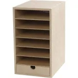 Ablage für Papier und Karton, H 31,5 cm, T 24,5 cm, B 18 cm, A5, 1 Stk