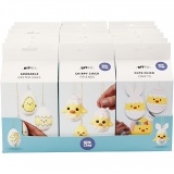 Funny Easter Eggs/Chicken/Family - Bastelsets im Sortiment, 18 Set/ 1 Pck