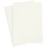 Bastelkarton, A4, Blatt 210x297 mm, 180 g, Naturweiß, 20 Bl./ 1 Pck