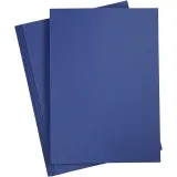 Bastelkarton, A4, Blatt 210x297 mm, 180 g, Dunkelblau, 20 Bl./ 1 Pck