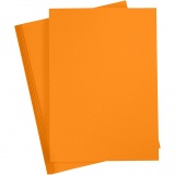 Karton, farbig, A4, 210x297 mm, 180 g, Orange, 20 Bl./ 1 Pck