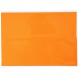 Karton, farbig, A4, Blatt 210x297 mm, 180 g, Orange, 20 Bl./ 1 Pck