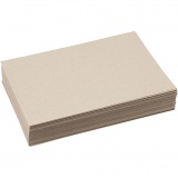 Recycling-Karton, A4, Blatt 210x297 mm, 225 g, Graubraun, 125 Bl./ 1 Pck