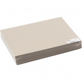 Recycling-Karton, A4, Blatt 210x297 mm, 225 g, Graubraun, 125 Bl./ 1 Pck