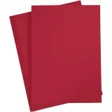Bastelkarton, A4, Blatt 210x297 mm, 180 g, Weihnachtsrot, 20 Bl./ 1 Pck