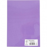 Karton, farbig, A4, Blatt 210x297 mm, 180 g, Flieder, 20 Bl./ 1 Pck