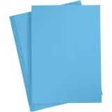 Bastelkarton, A4, Blatt 210x297 mm, 180 g, Blau, 20 Bl./ 1 Pck
