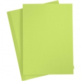 Karton, farbig, A4, Blatt 210x297 mm, 180 g, Hellgrün, 20 Bl./ 1 Pck
