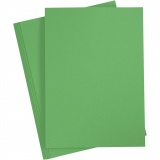 Karton, farbig, A4, Blatt 210x297 mm, 180 g, Grasgrün, 20 Bl./ 1 Pck