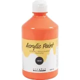 Acrylfarbe Neon, Neonrot, 500 ml/ 1 Fl.