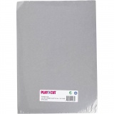Karton, farbig, A4, Blatt 210x297 mm, 180 g, Grau, 20 Bl./ 1 Pck
