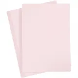 Karton, A4, Blatt 210x297 mm, 210 g, Hellrosa, 10 Bl./ 1 Pck