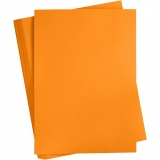 Karton, farbig, A2, Blatt 420x594 mm, 180 g, Orange, 100 Bl./ 1 Pck