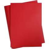Karton, farbig, A2, Blatt 420x594 mm, 180 g, Weihnachtsrot, 100 Bl./ 1 Pck