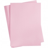 Karton, farbig, A2, Blatt 420x594 mm, 180 g, Hellpink, 100 Bl./ 1 Pck