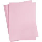 Bastelkarton, A2, Blatt 420x594 mm, 180 g, Hellpink, 100 Bl./ 1 Pck