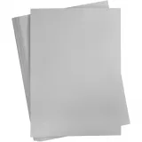 Bastelkarton, A2, Blatt 420x594 mm, 180 g, Grau, 100 Bl./ 1 Pck