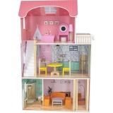 VIGA Puppenhaus, Größe 73x113x30 cm, 14 Teile/ 1 Stk