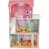 VIGA Puppenhaus, Größe 73x113x30 cm, 14 Teile/ 1 Stk