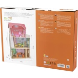 VIGA Puppenhaus, Größe 73x113x30 cm, 14 Teile/ 1 Stk