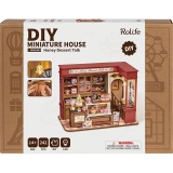 DIY-Miniatur-Zimmer, Konditorei, H 17 cm, L 13,5 cm, B 23, 1 Stk