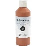 Outdoor-Farbe, seidenmatte, Deckend, Antikrot, 250 ml/ 1 Fl.