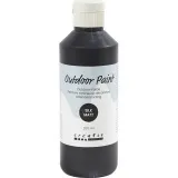 Outdoor-Farbe, seidenmatte, Deckend, Schwarz, 250 ml/ 1 Fl.