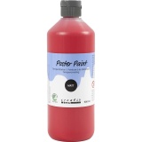 Temperafarbe, Matt, Halbdeckend, Rot, 500 ml/ 1 Fl.