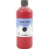 Temperafarbe, Matt, Halbdeckend, Rot, 500 ml/ 1 Fl.