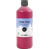 Temperafarbe, Matt, Halbdeckend, Primärrot, 500 ml/ 1 Fl.