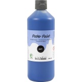 Temperafarbe, Matt, Halbdeckend, Dunkelblau, 500 ml/ 1 Fl.