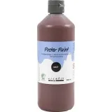 Temperafarbe, Matt, Halbdeckend, Braun, 500 ml/ 1 Fl.
